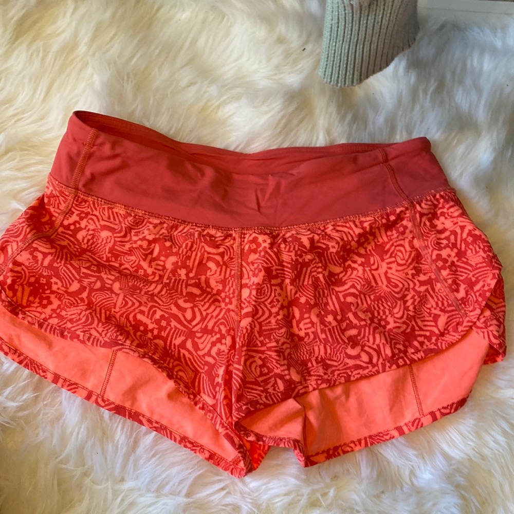 Lululemon Coral Shorts